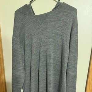 Paka Alpaca Wool hoodie - Mens XL Eucalyptus